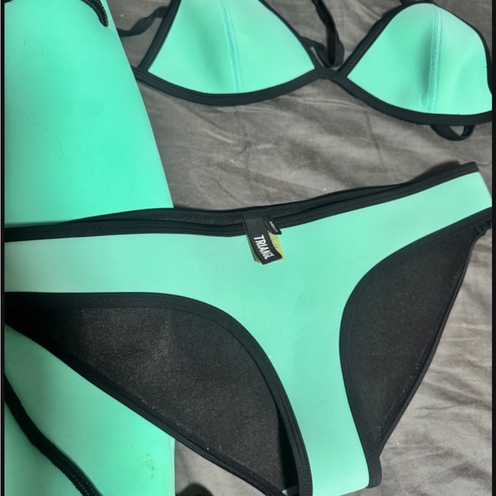Mint Green Bikini Set Triangl